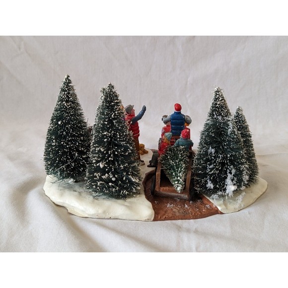 Lemax Here Comes Our Tree Farm Christmas Village Ceramic #43070 Retired 2014 - Picture 4 of 12